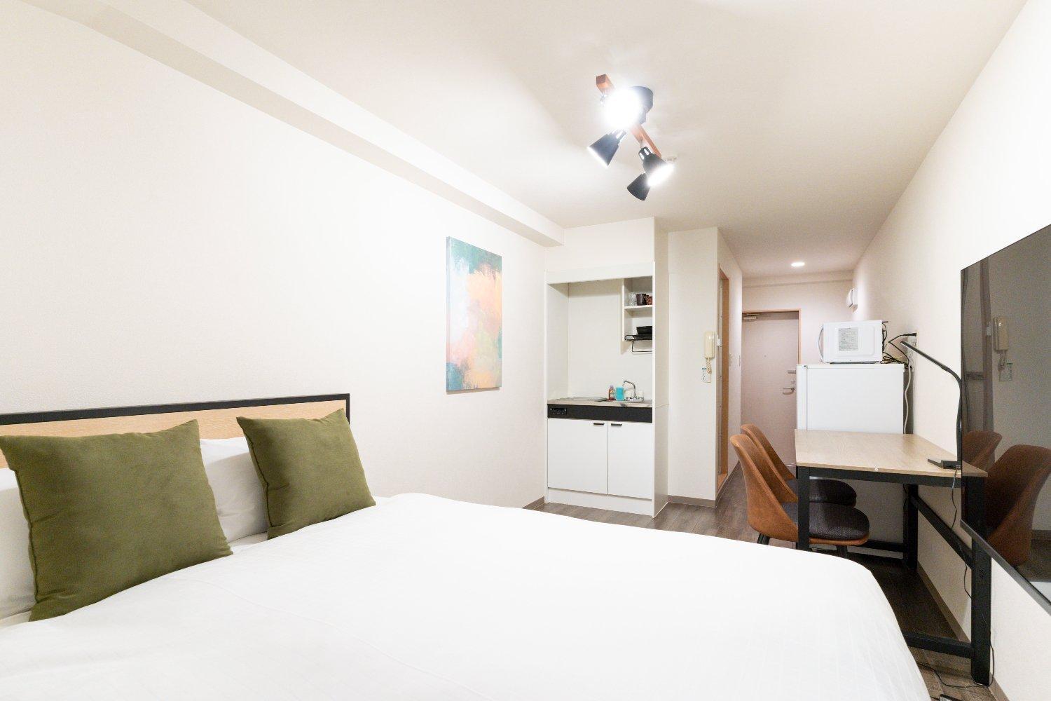 Shinjuku Okada Building Apartman Tokió Szoba fotó